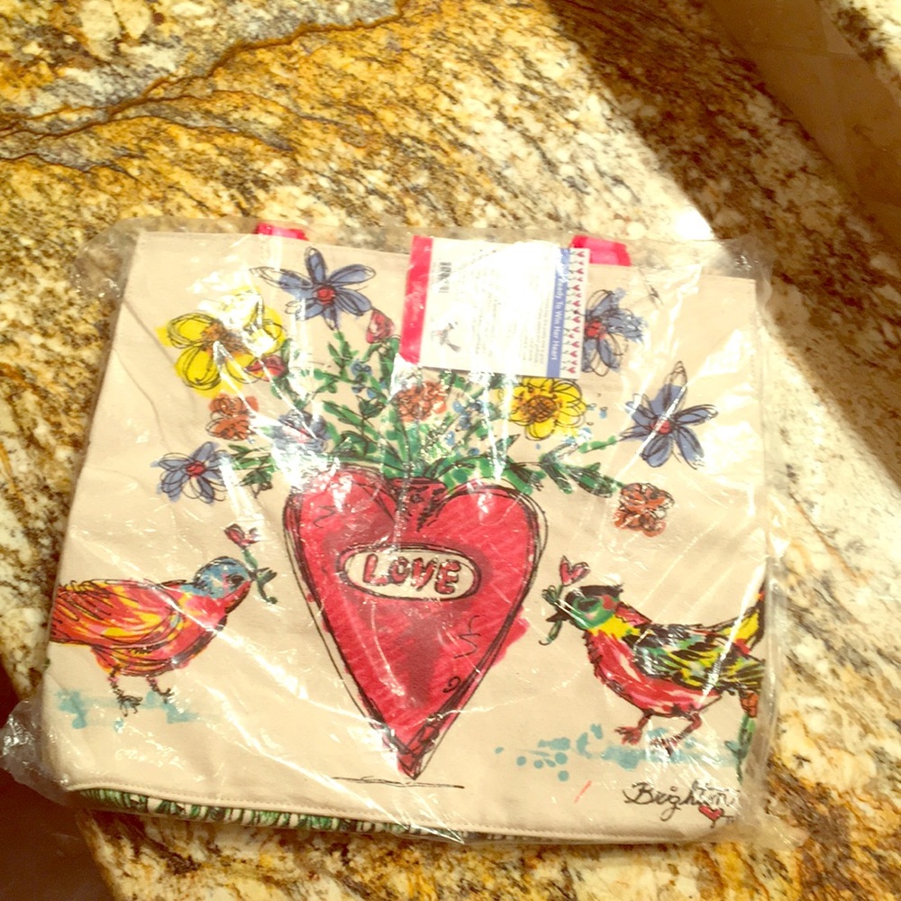 Never been opened Brighton canvas tote.